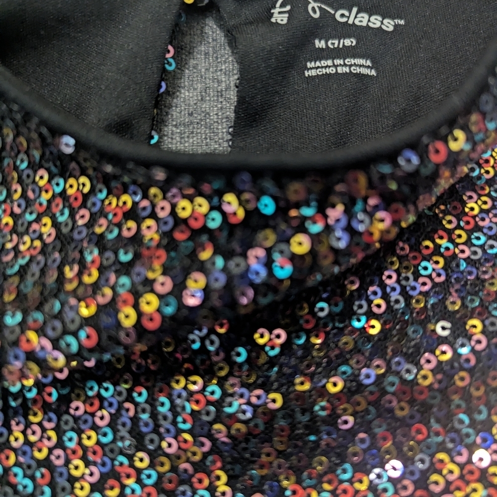 Art Class Rainbow Sequins Dress - Picture 3 of 3